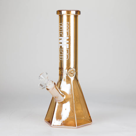 WENEED | 12" Prism Edge Glass Bong Glass Bong WENEED® Silver