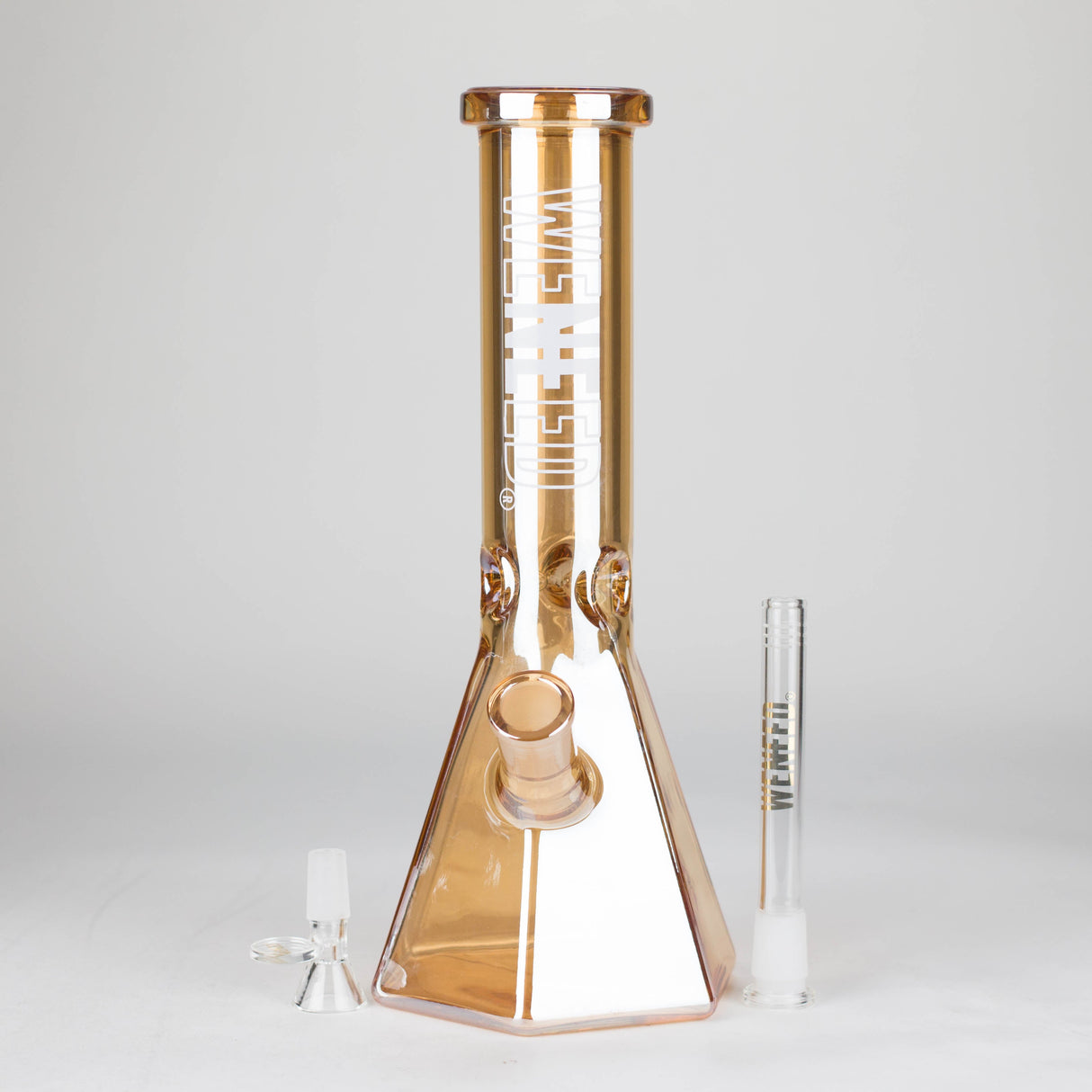 WENEED | 12" Prism Edge Glass Bong Glass Bong WENEED®