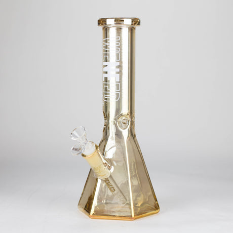 WENEED | 12" Prism Edge Glass Bong Glass Bong WENEED® Yellow