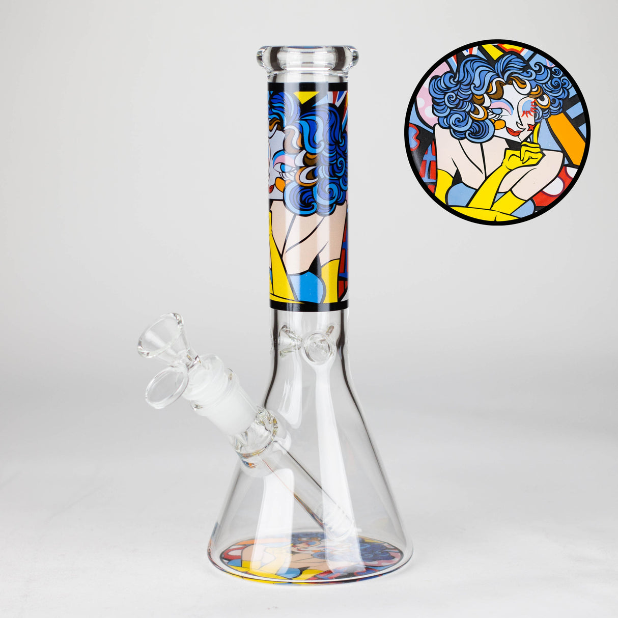 10" Mosaic Flow Glass Bong Glass Bong JJ Distribution