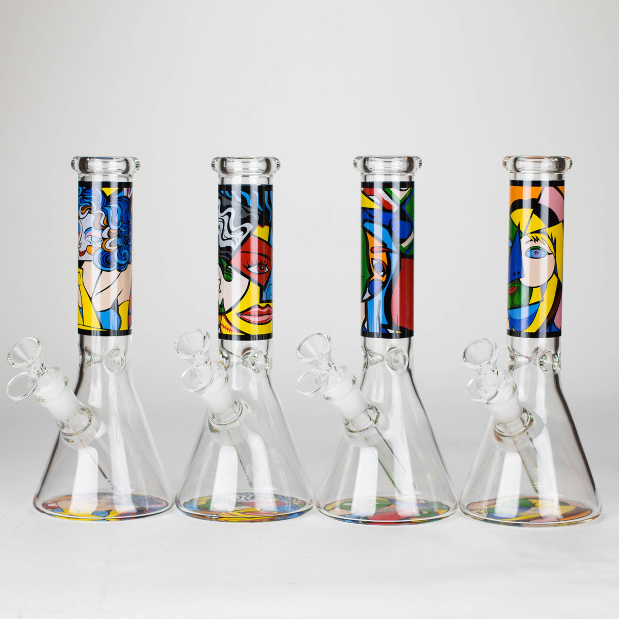 10" Mosaic Flow Glass Bong Glass Bong JJ Distribution