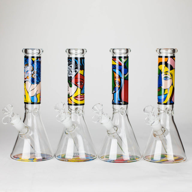 10" Mosaic Flow Glass Bong Glass Bong JJ Distribution