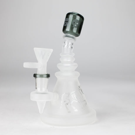 WENEED | 6" Skeleton Cat Bong Glass Bong WENEED® Black