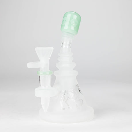 WENEED | 6" Skeleton Cat Bong Glass Bong WENEED® Green