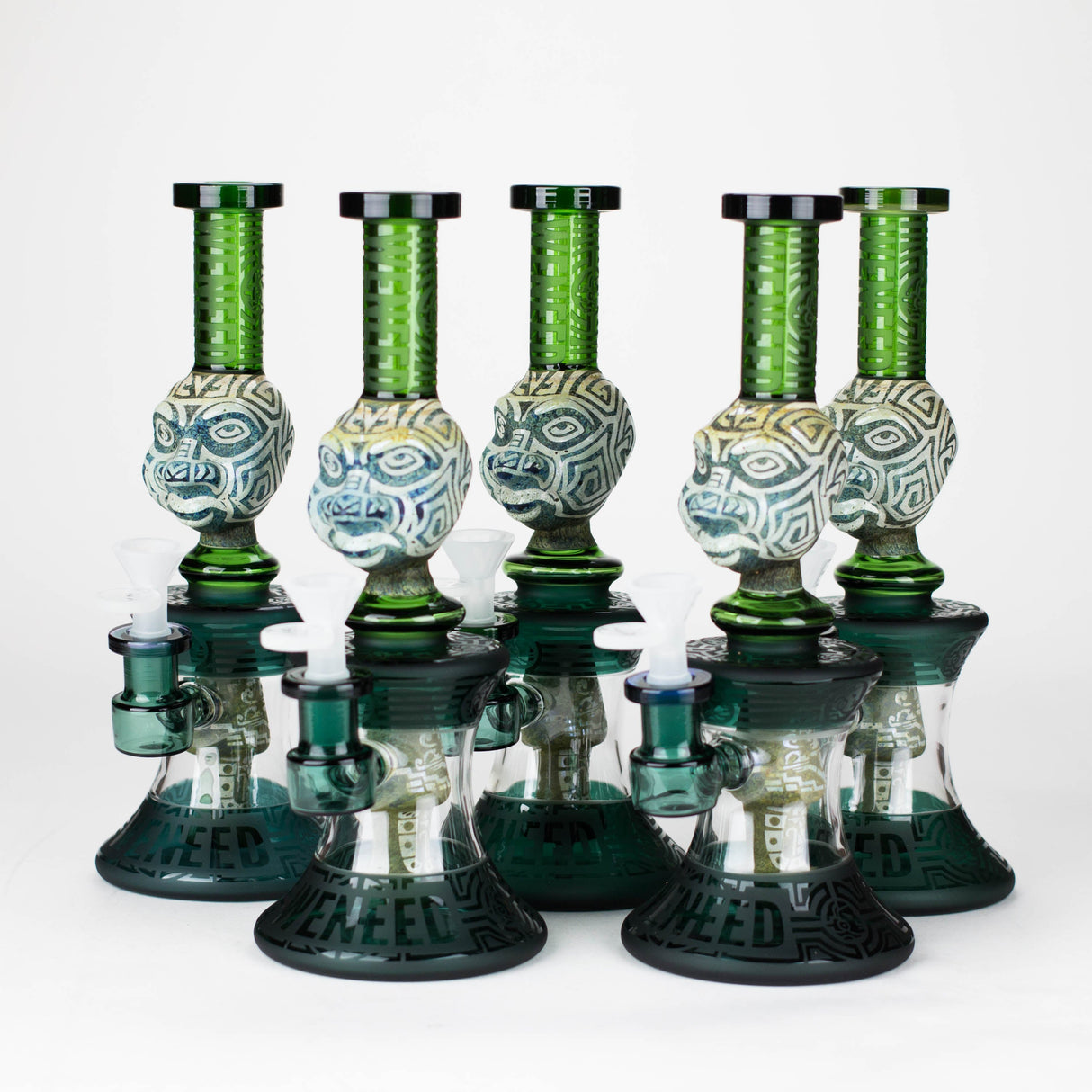 WENEED | 10" Jungle Totem Glass Bong Glass Bong WENEED®