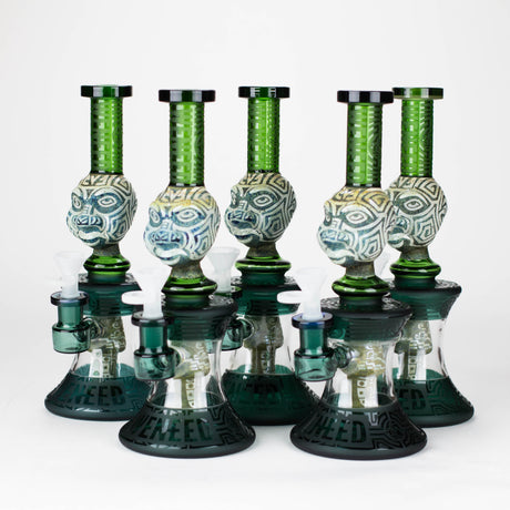 WENEED | 10" Jungle Totem Glass Bong Glass Bong WENEED®