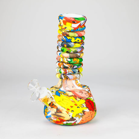 Z9"-15" Extendable Silicone Water Bong Resin · Silicone · Plastic Bong 777 Smoke Pattern2