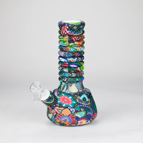 Z9"-15" Extendable Silicone Water Bong Resin · Silicone · Plastic Bong 777 Smoke Pattern5