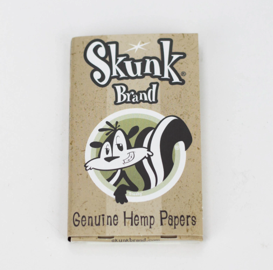 Skunk Brand | Hemp Rolling Papers Single Wide Box of 25 Single Wide Size NIBO Distribution