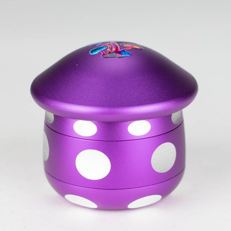 ZAluminum Mushroom Grinder 4 Layers Regular Grinder 777 Smoke Purple
