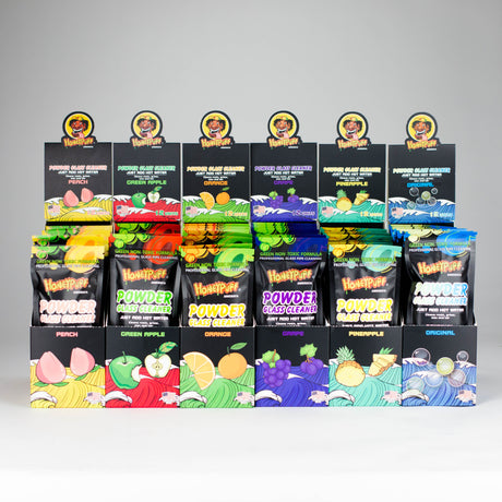Honeypuff | Glass Cleaner Powder Box of 12 (Non-Toxic Pack) Cleaner 777 Smoke