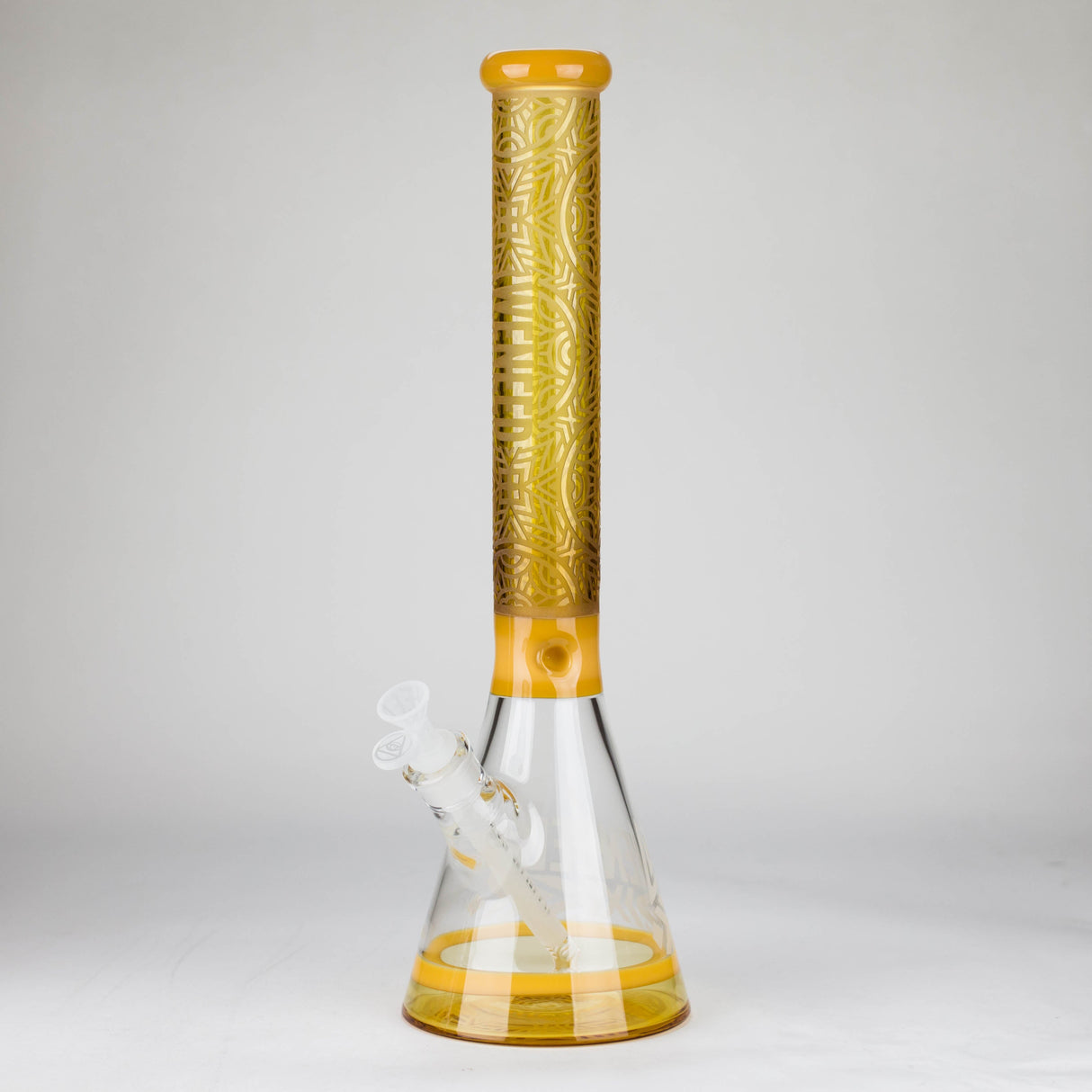 WENEED | 18" Harmony Engrave Beaker Glass Bong WENEED® Yellow