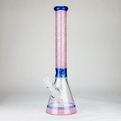 WENEED | 18" Harmony Engrave Beaker Glass Bong WENEED® Pink