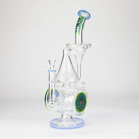 WENEED | 14.5" Orbit Cyclone Glass Bong Glass Bong WENEED® Jade blue