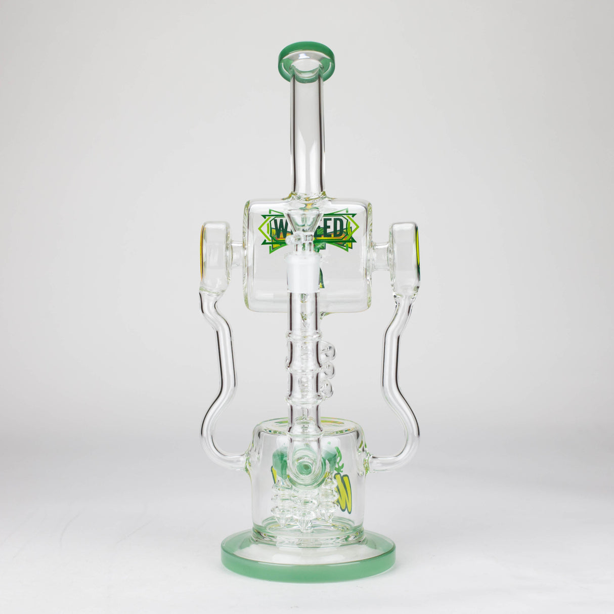 WENEED | 14" Pulse Helix Glass bong Glass Bong WENEED®