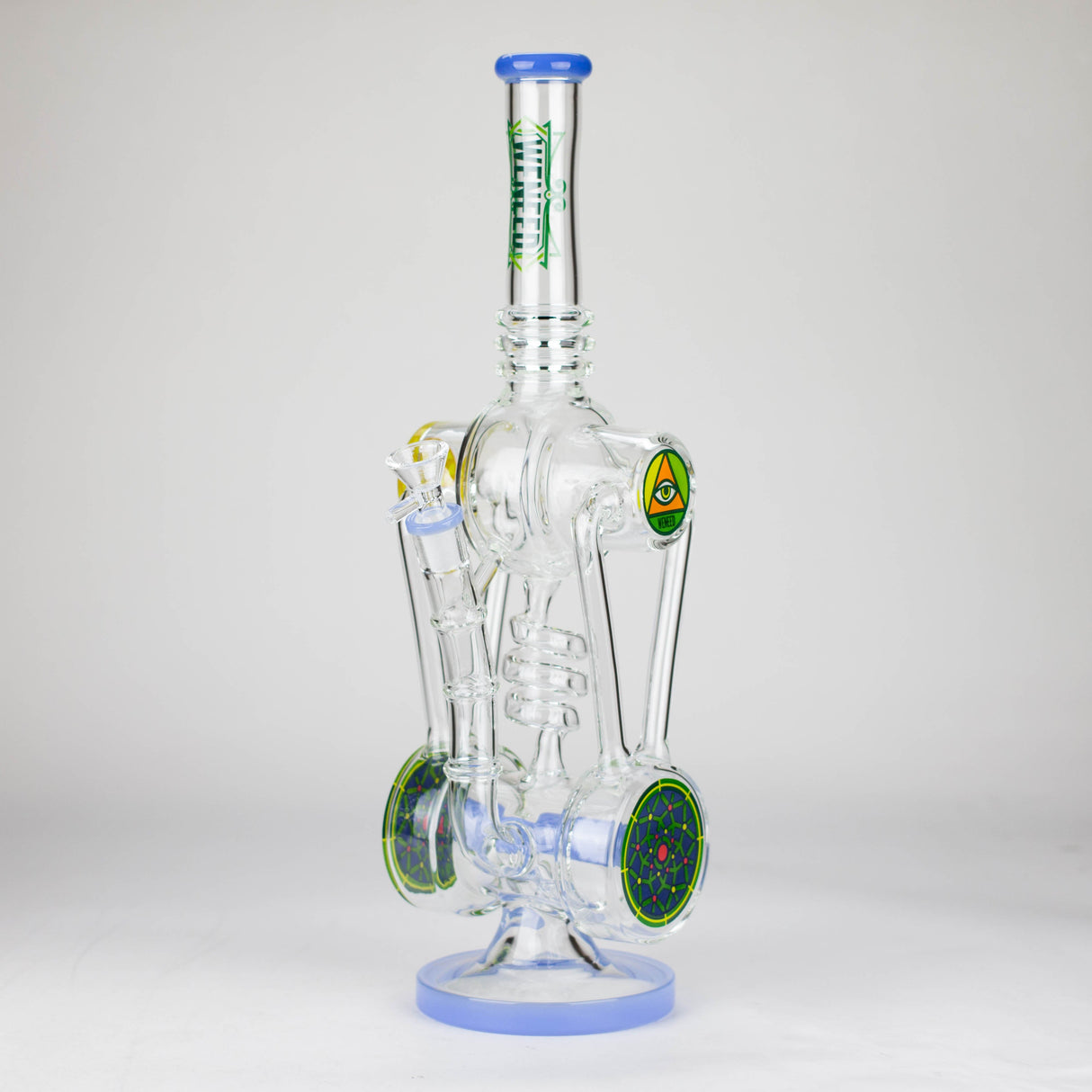 WENEED | 13" Galactic Vortex Glass Bong Glass Bong WENEED® Jade blue