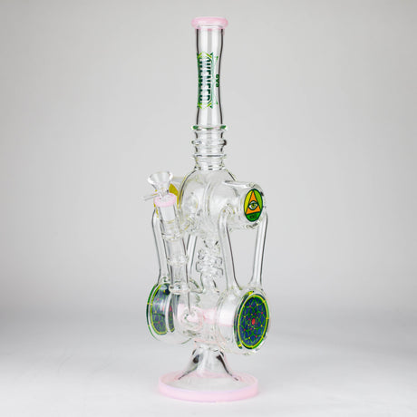 WENEED | 13" Galactic Vortex Glass Bong Glass Bong WENEED® T-pink