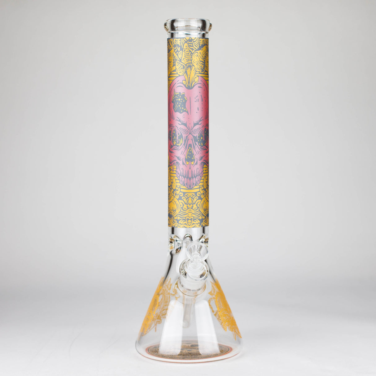 16" 7mm Artistic Design Beaker Glass Bong Super Supplys Inc