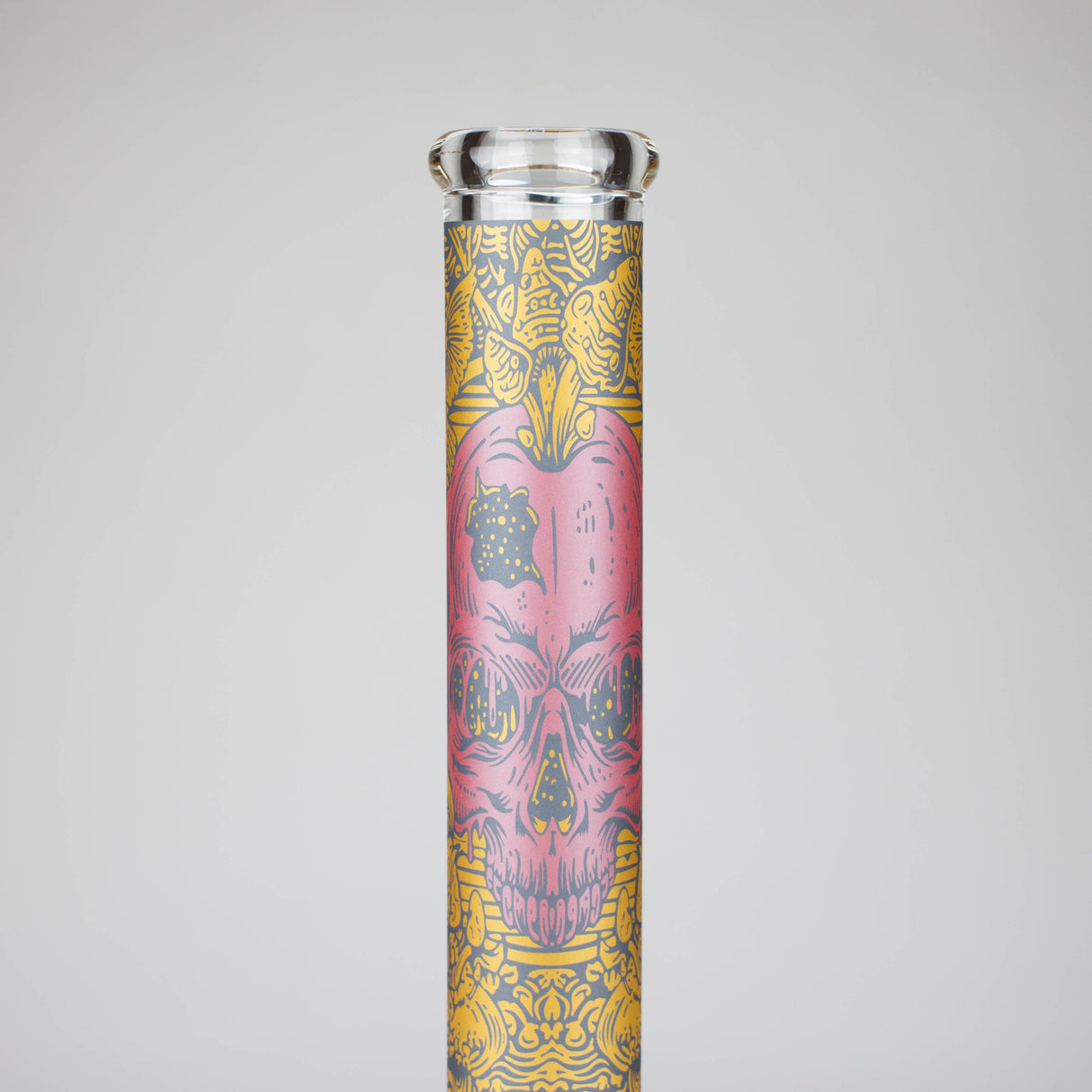 16" 7mm Artistic Design Beaker Glass Bong Super Supplys Inc