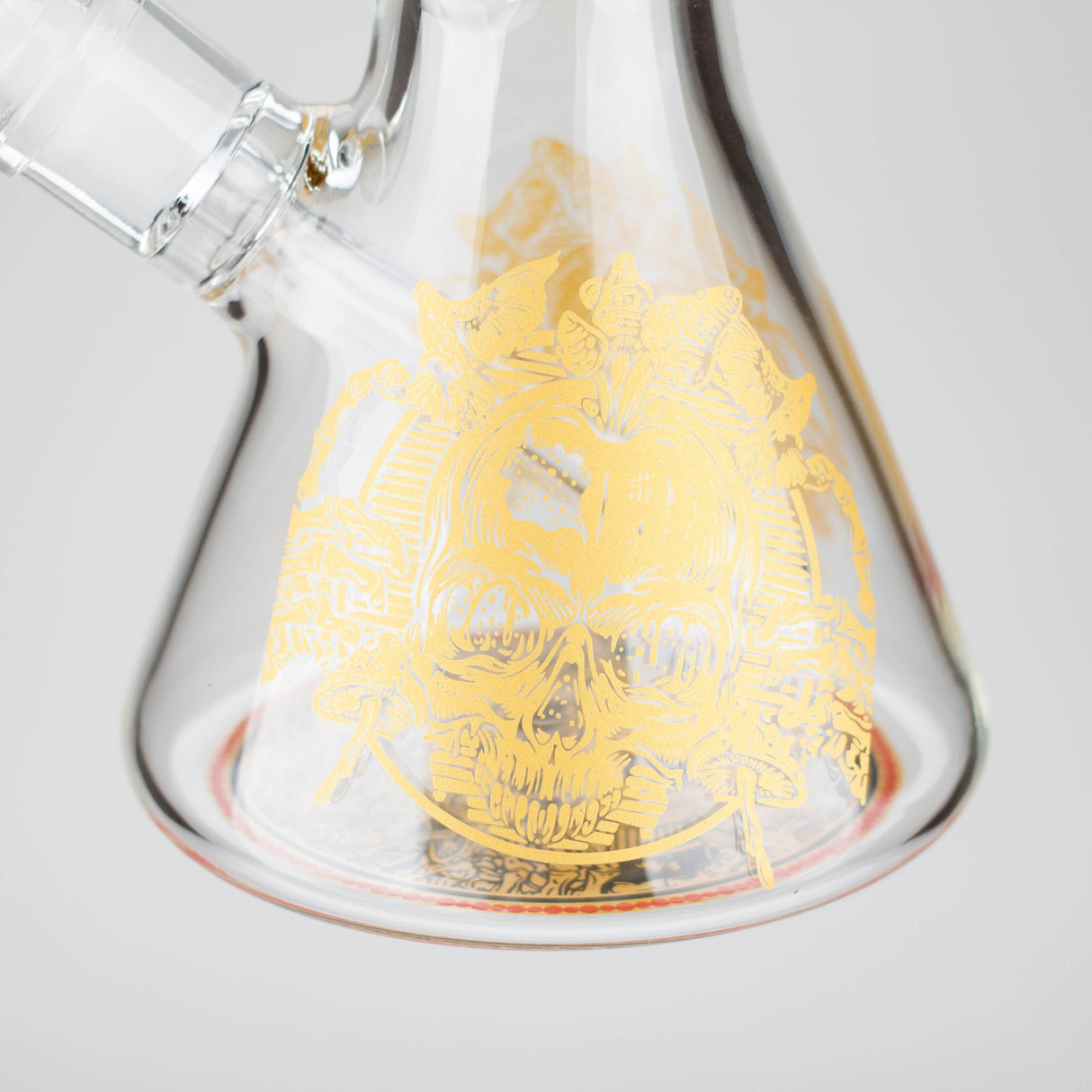 16" 7mm Artistic Design Beaker Glass Bong Super Supplys Inc