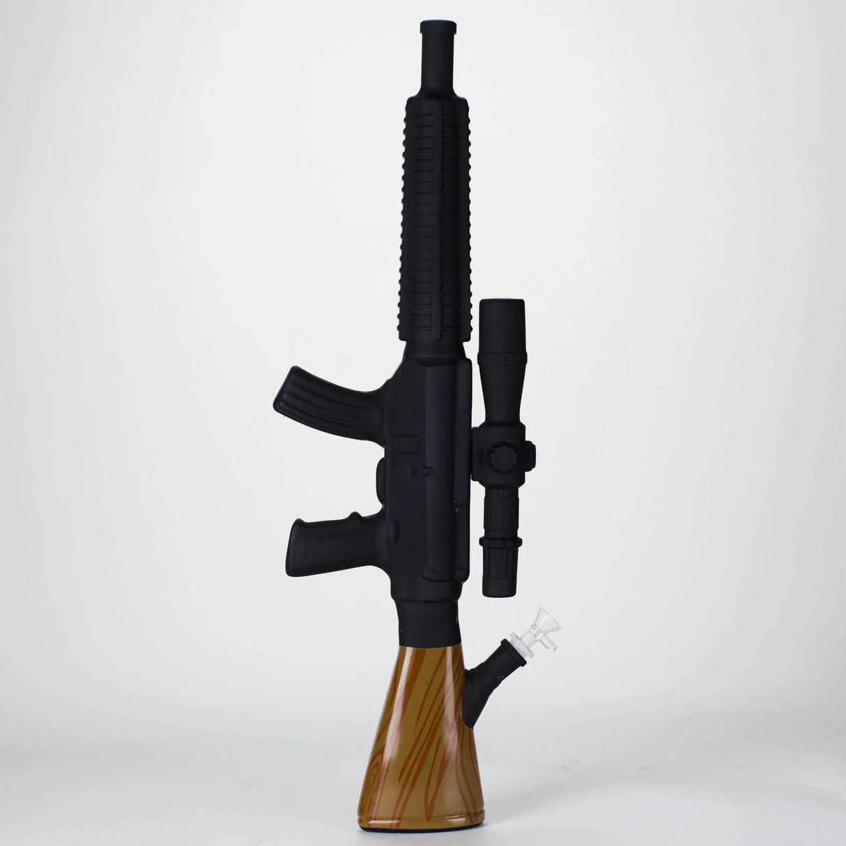 24" Rifle Smoke Glass Bong Glass Bong JJ Distribution