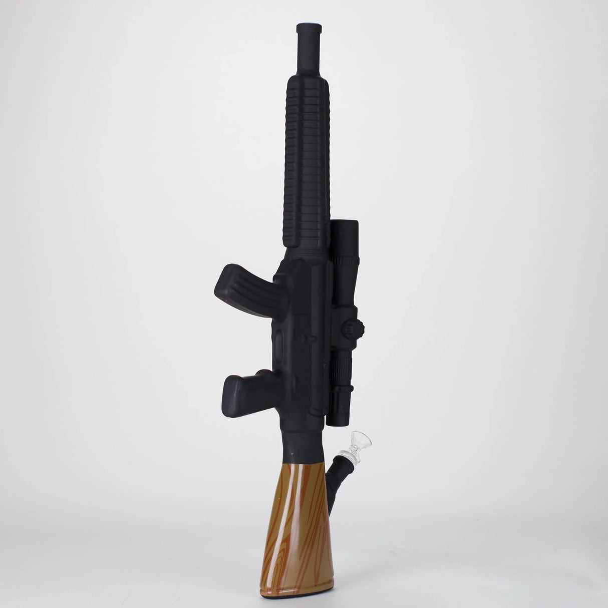 24" Rifle Smoke Glass Bong Glass Bong JJ Distribution