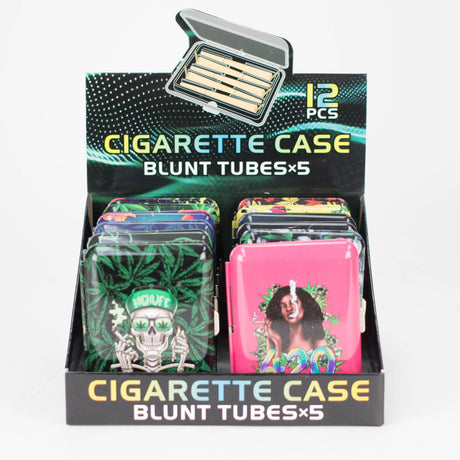 Blunt Tubes Storage Case Box of 12 Case 777 Smoke