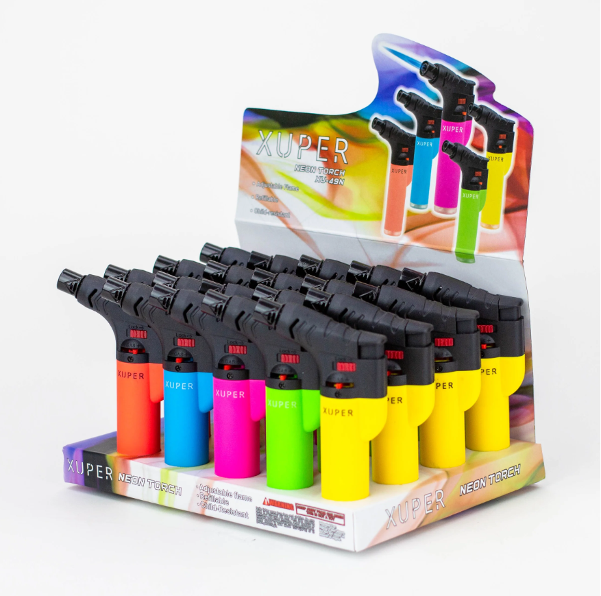 Xuper | GUN Torch Display of 20 Torch NIBO Distribution