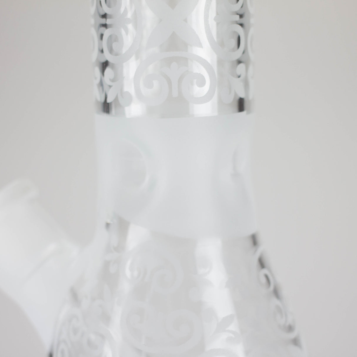 12" Frosted glass beaker water bong Glass Bong ONE