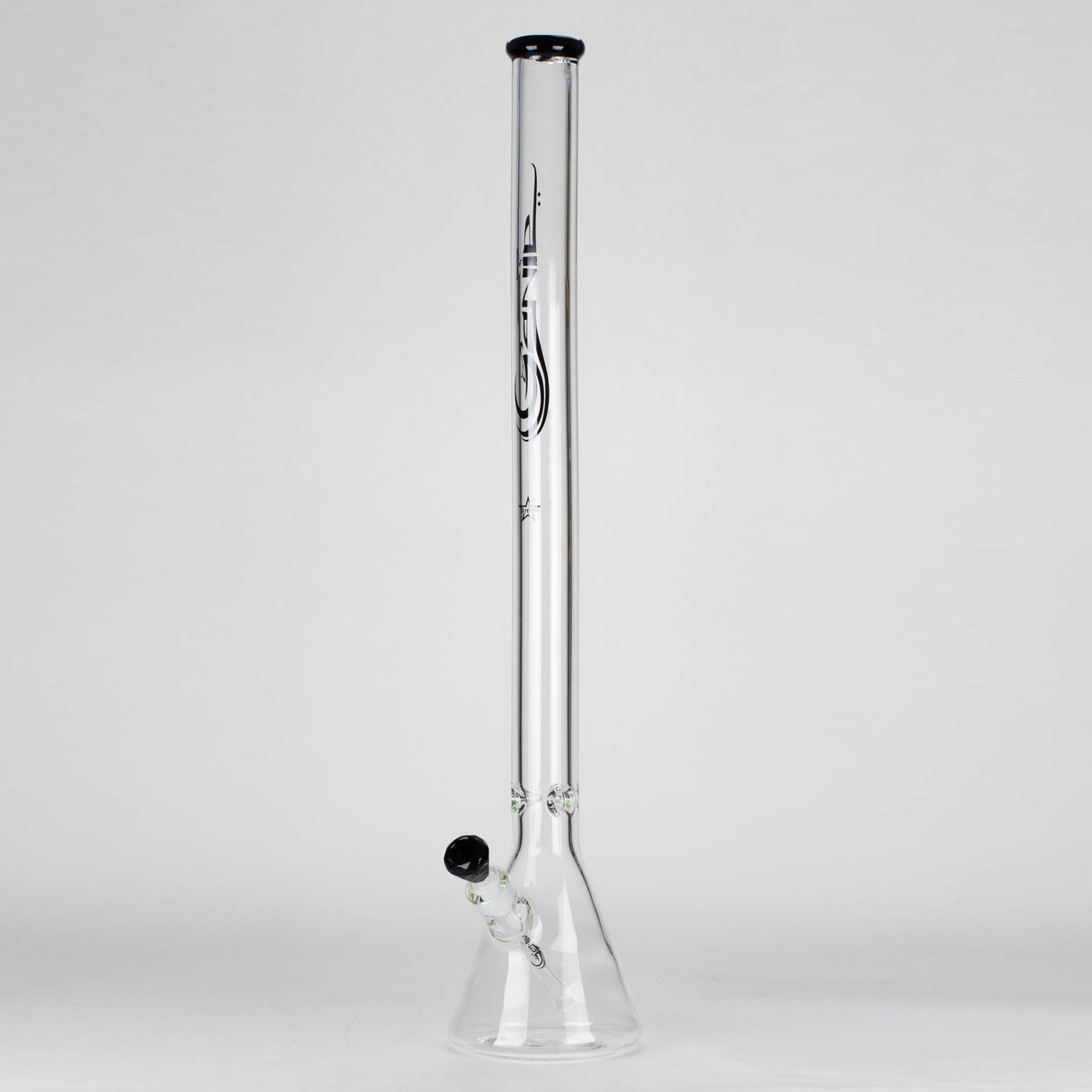Genie | 30" 9mm glass beaker water bong Beaker Bong ONE Black