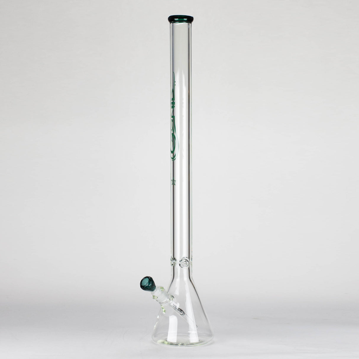 Genie | 30" 9mm glass beaker water bong Beaker Bong ONE Teal