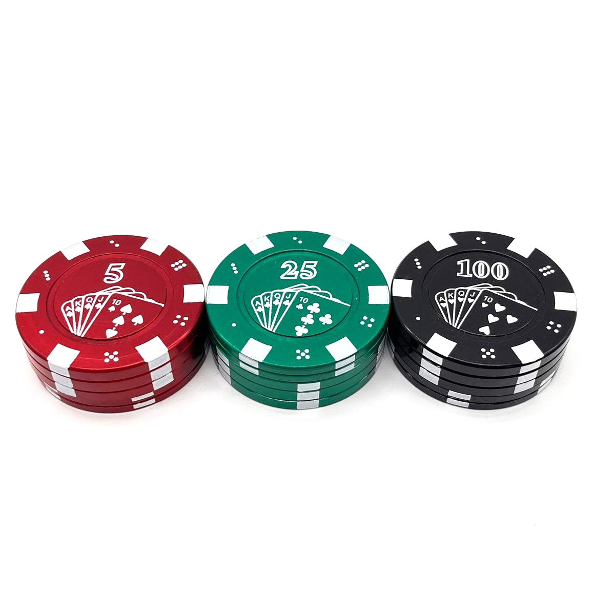 Pokerchip Grinder 40mm 2pt Box of 12 Display Pack NIBO Distribution