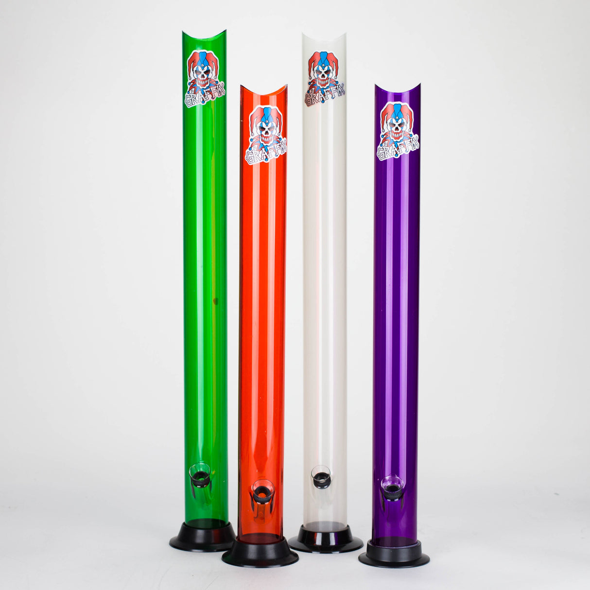 Graffix | Straight Acrylic Pipe Acrylic Bong BG Sales