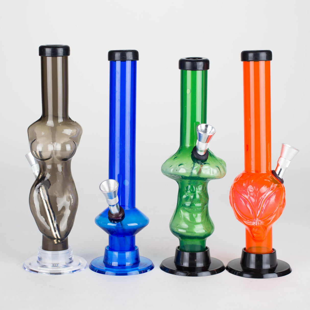 American Pipes | 1" x 8" Acrylic Waterpipe Acrylic Bong BG Sales