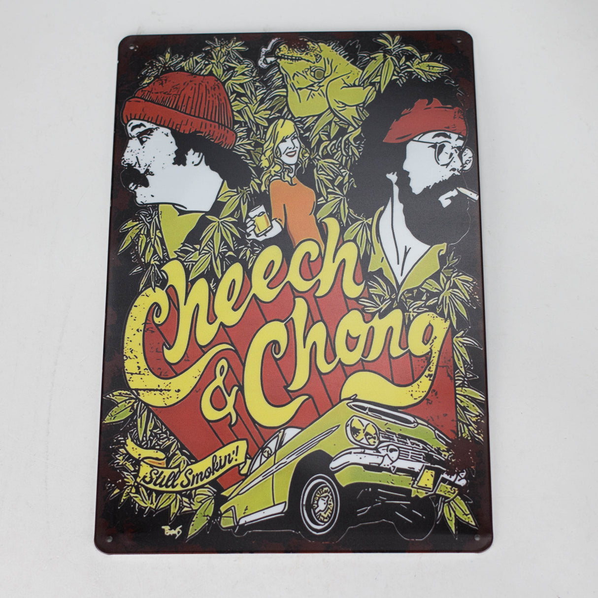 TRIM QUEEN | 420 VINTAGE SIGNS Flag · Sign Trim Queen CHEECH & CHONG