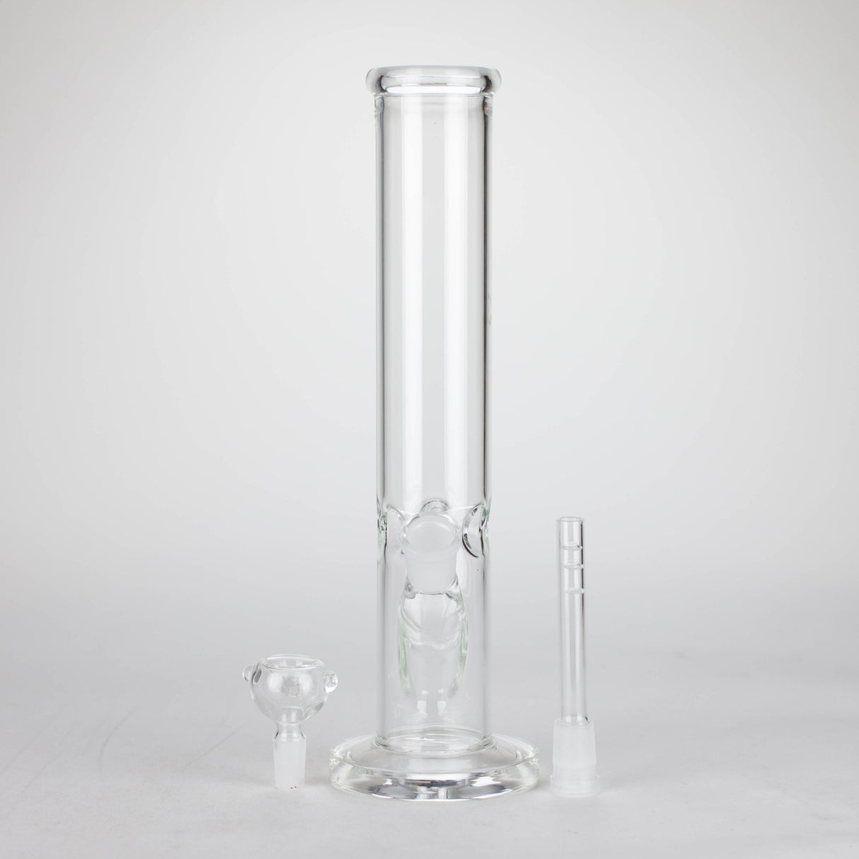 12" Clear Straight Tube Bong Glass Bong Bongzie Smokes