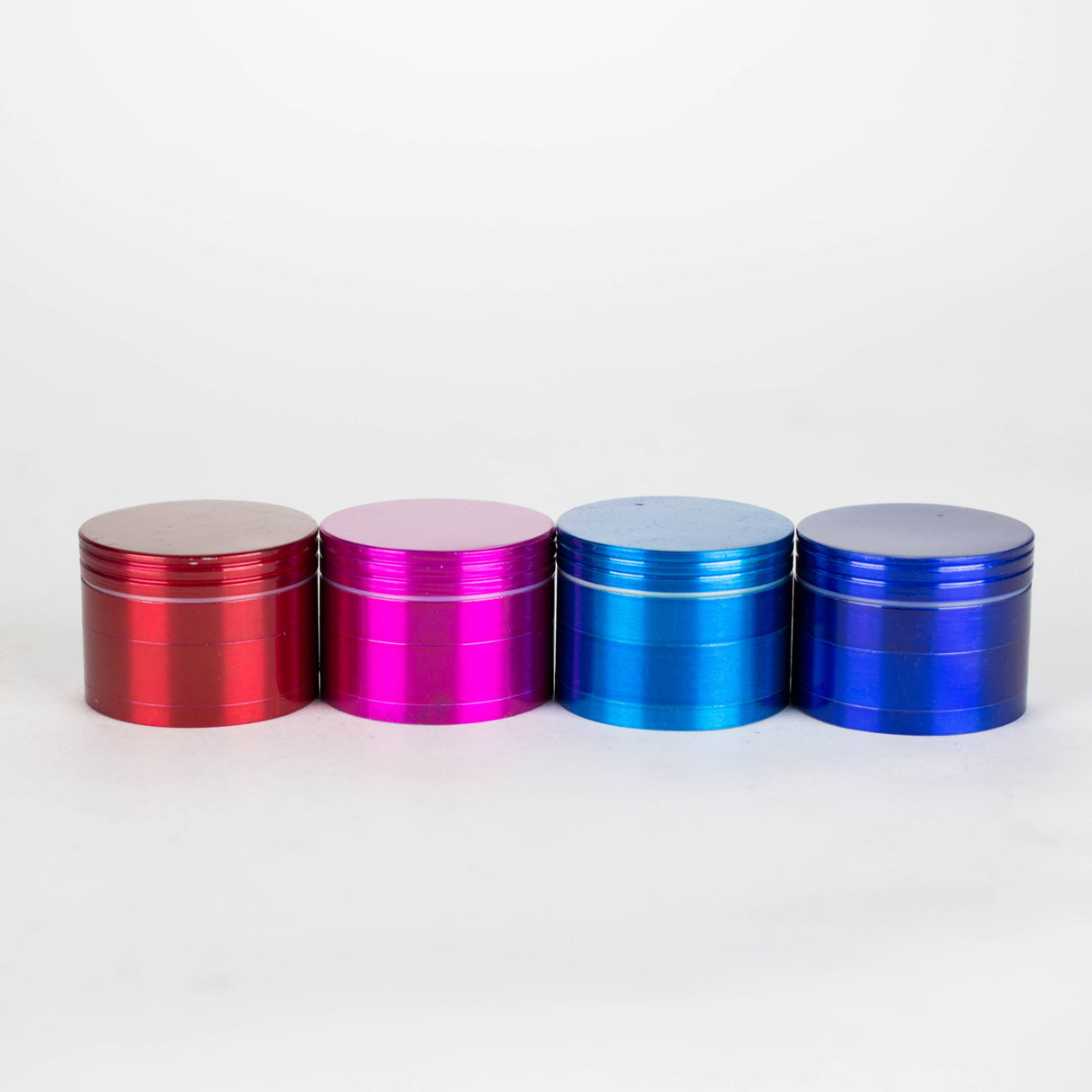 50mm Color aluminium grinder Pack of 12 Display Pack Bongzie Smokes