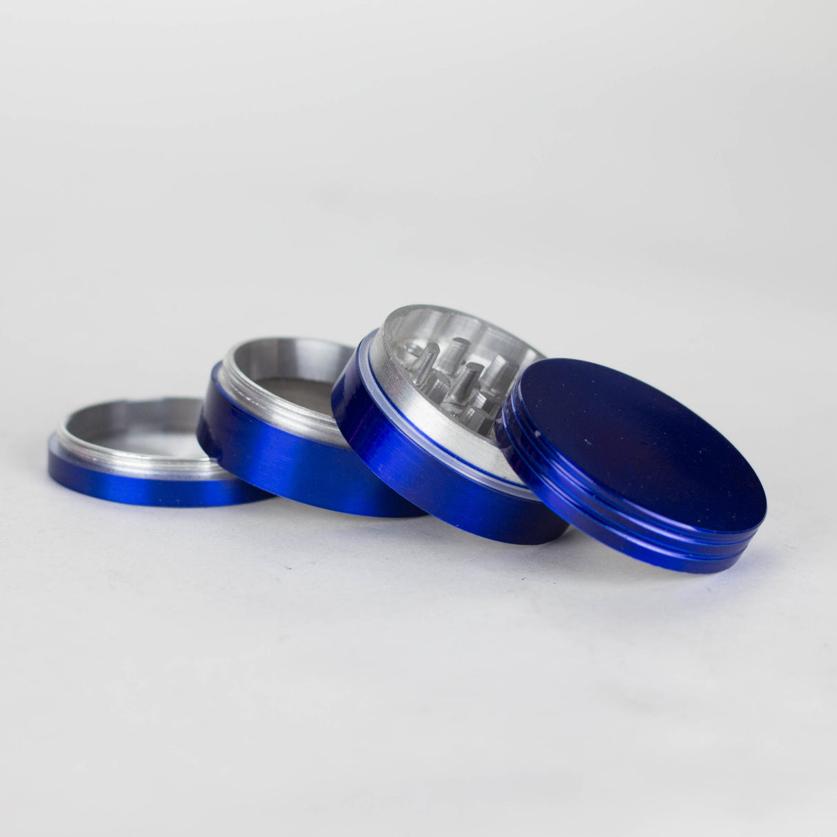 50mm Color aluminium grinder Pack of 12 Display Pack Bongzie Smokes