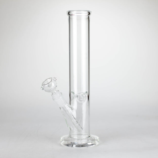 12" Clear Straight Tube Bong Glass Bong Bongzie Smokes
