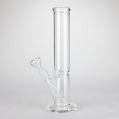 12" Clear Straight Tube Bong Glass Bong Bongzie Smokes