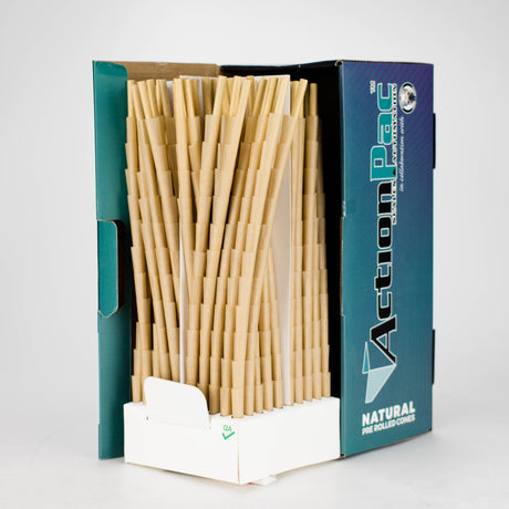 ActionPac X Cone+Supply | Shorty 1100 70mm Natural Pre-Rolled cones Pre-rolled Cone (Bulk / Tower) ONE