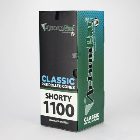 ActionPac X Cone+Supply | Shorty 1100 70mm Classic Pre-Rolled cones Pre-rolled Cone (Bulk / Tower) ONE