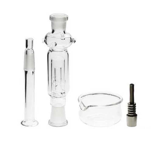 6" 10mm Nectar Collector Set + Dish Nectar Collector PINNACLE DISTRIBUTORS INC.