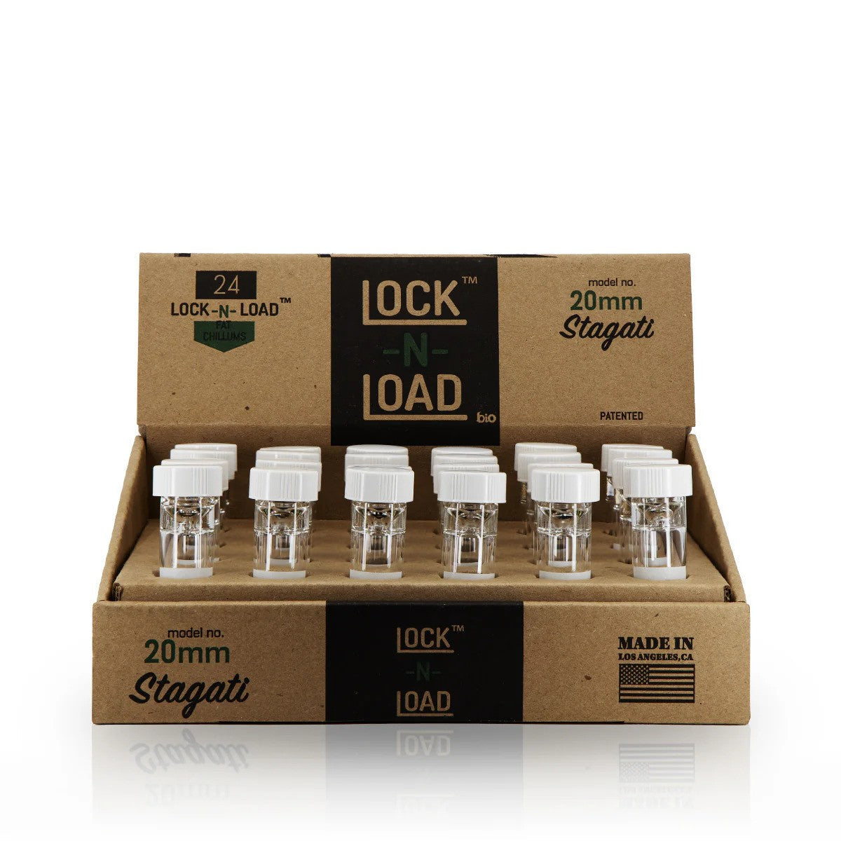 Lock-N-Load | 20mm Stagati 0.5G - 24 CT One Hitter PINNACLE DISTRIBUTORS INC.