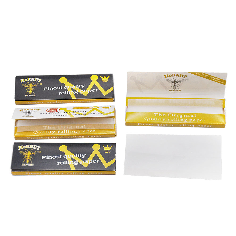 HORNET | Black Single Wide Size Rolling Paper Single Wide Size Super Supplys Inc