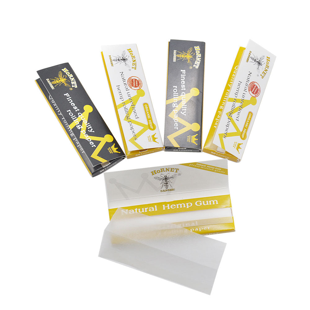 HORNET | Black Single Wide Size Rolling Paper Single Wide Size Super Supplys Inc