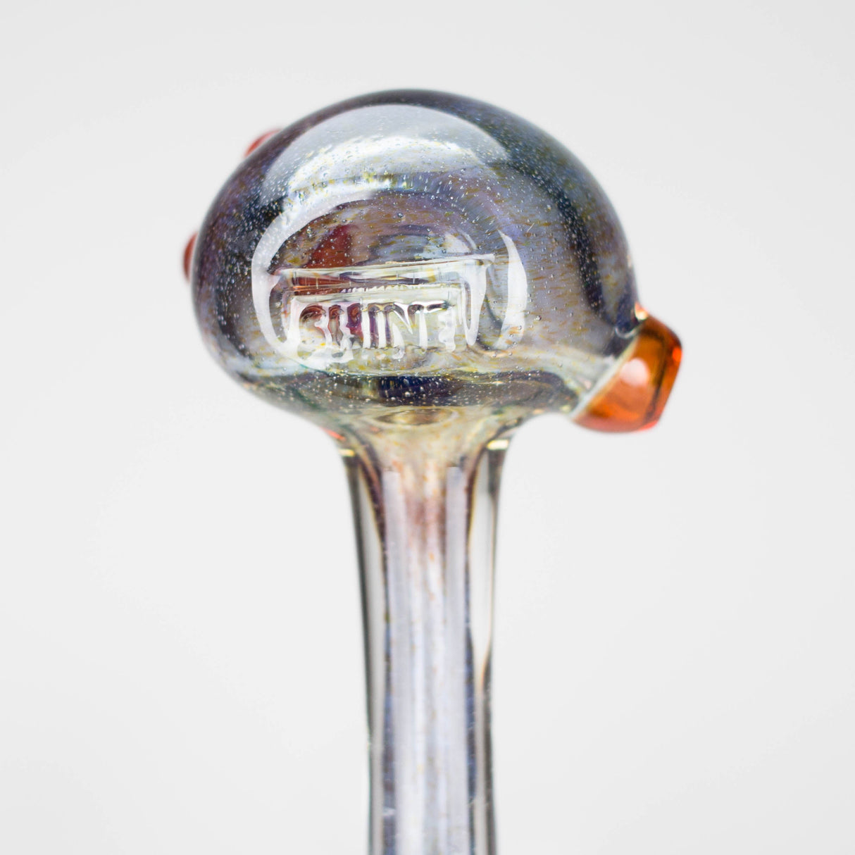 Shine Glassworks | Frit Pipe with coloured Accents - Made in Canada Glass Pipe Smoking Cat Distribution