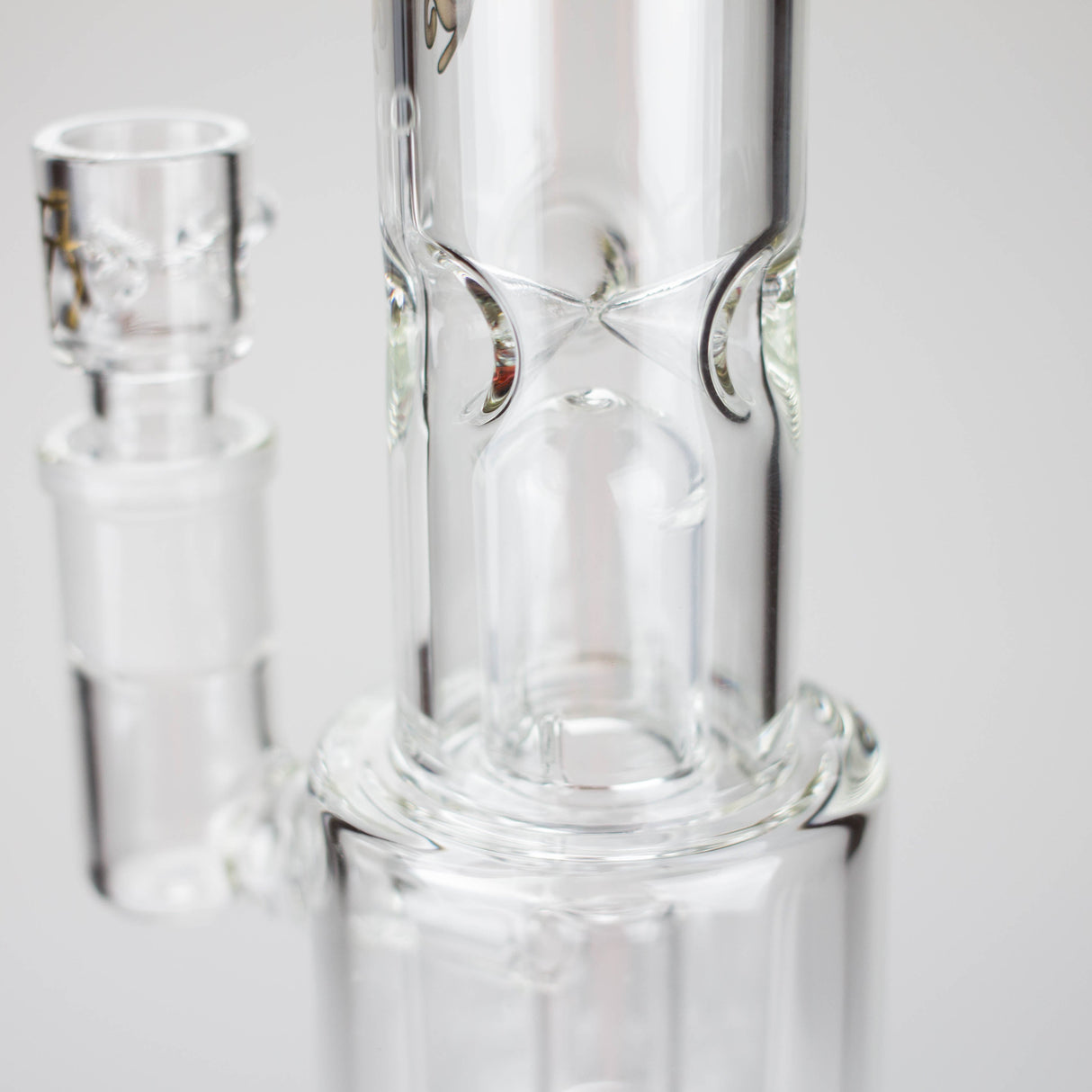 Tech Tubes | 14" Circ Cannon Clear Glass Bong Glass Bong Maq Distributors