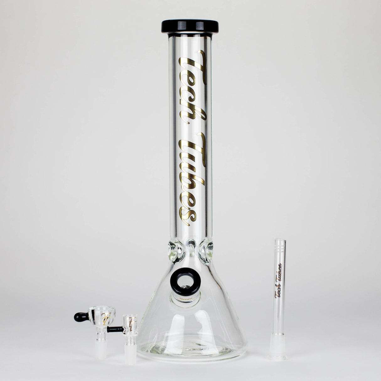Tech Tubes | 16" 9mm Beaker Glass Bong Glass Bong Maq Distributors