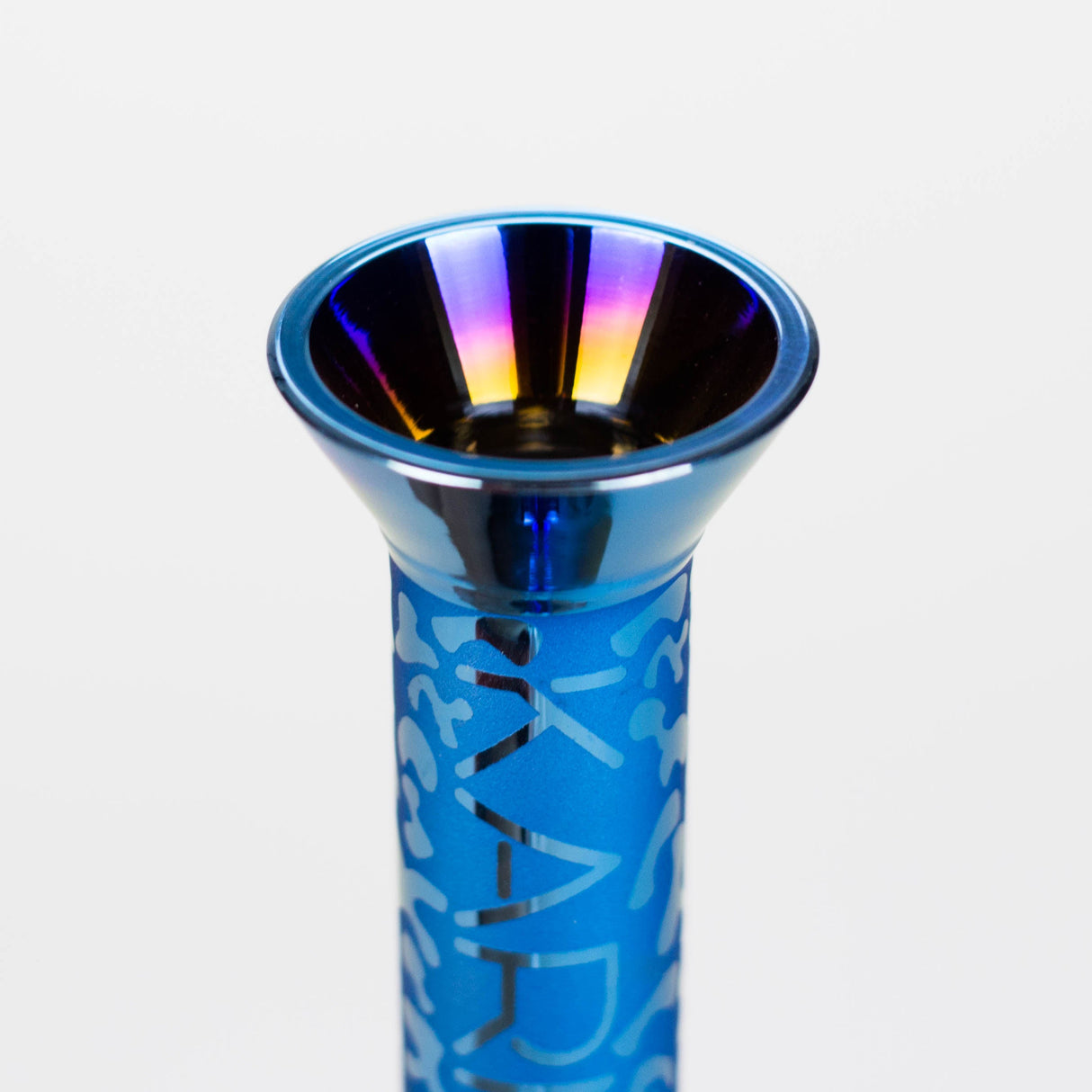 Karma | 7" Metallic Sandblasted Beaker Glass Dab Rig Glass Rig Maq Distributors